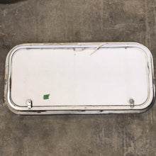 Load image into Gallery viewer, Used White Corner radius cargo door  29 3/4&quot; W x 13 3/4&quot; H x 1&quot;D