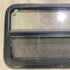 Used Black Radius Opening Window : 45.5" x 21.25" x 1.875" - Young Farts RV Parts