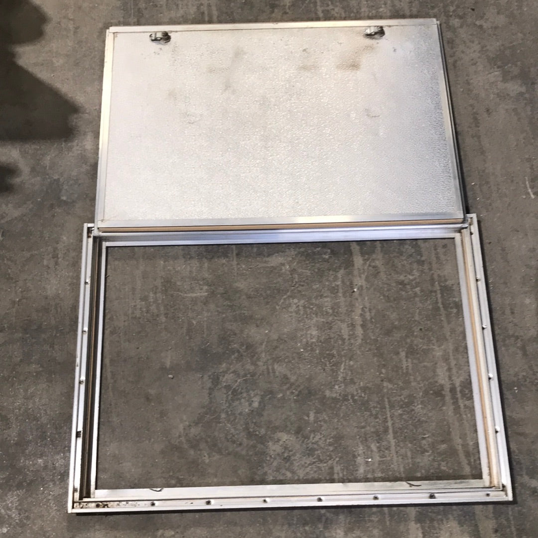 Used Square Corner cargo door  29 3/4" W x 20 3/4" H x 3/4"D