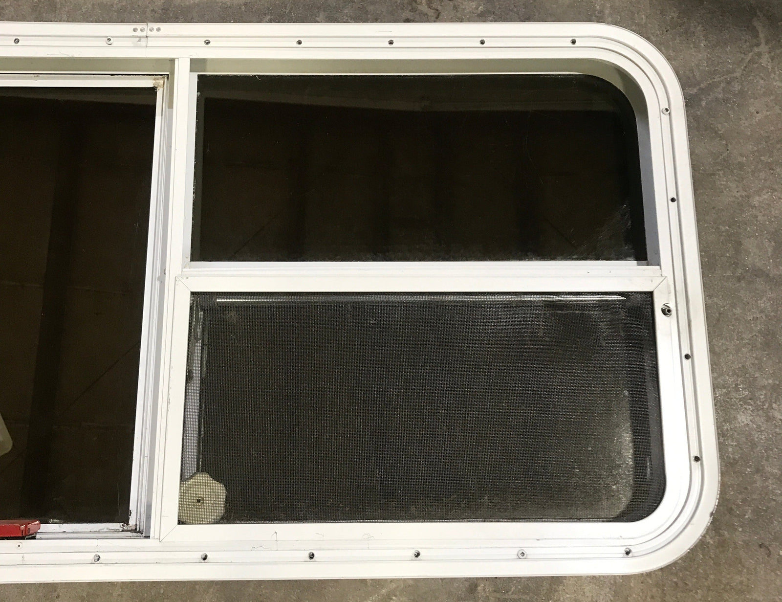 Used White Emergency Opening Window : 47 1/2