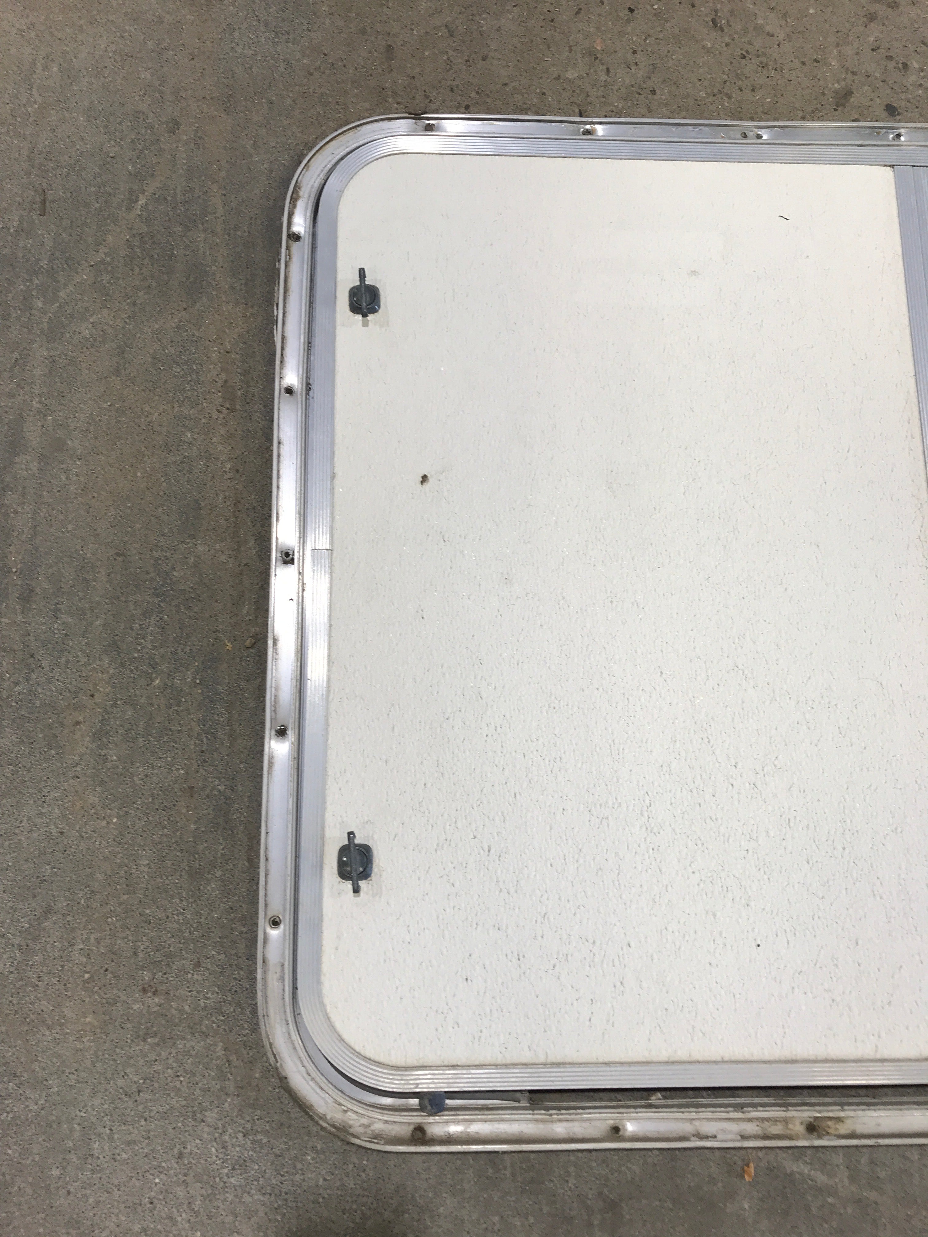 Used Radius Cornered Cargo LPG Door 27" W x 25 1/4" H X 3/4" D