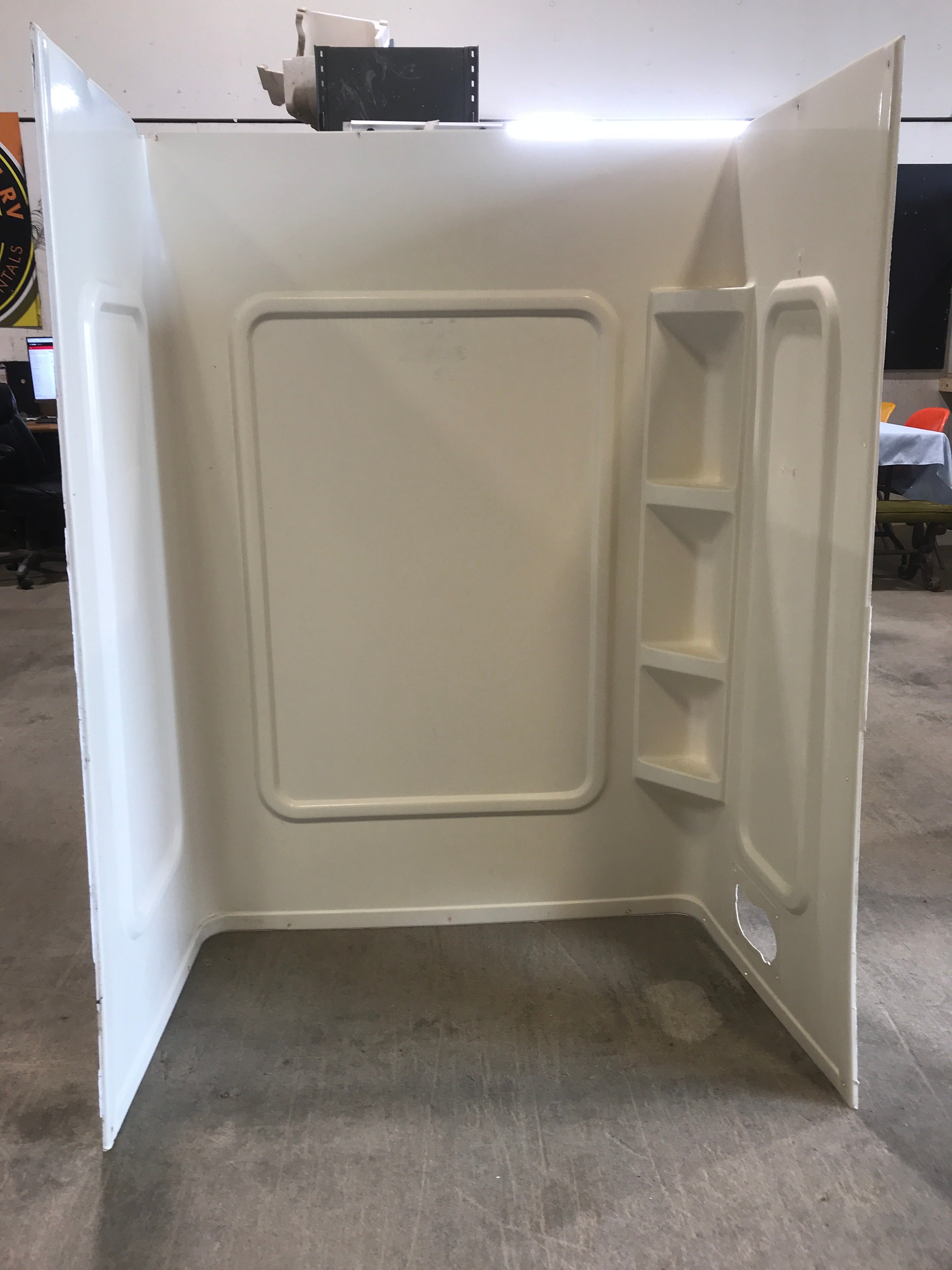 Used RV Bath Tub Surround 40” X 59” x 23 1/2" D - Young Farts RV Parts