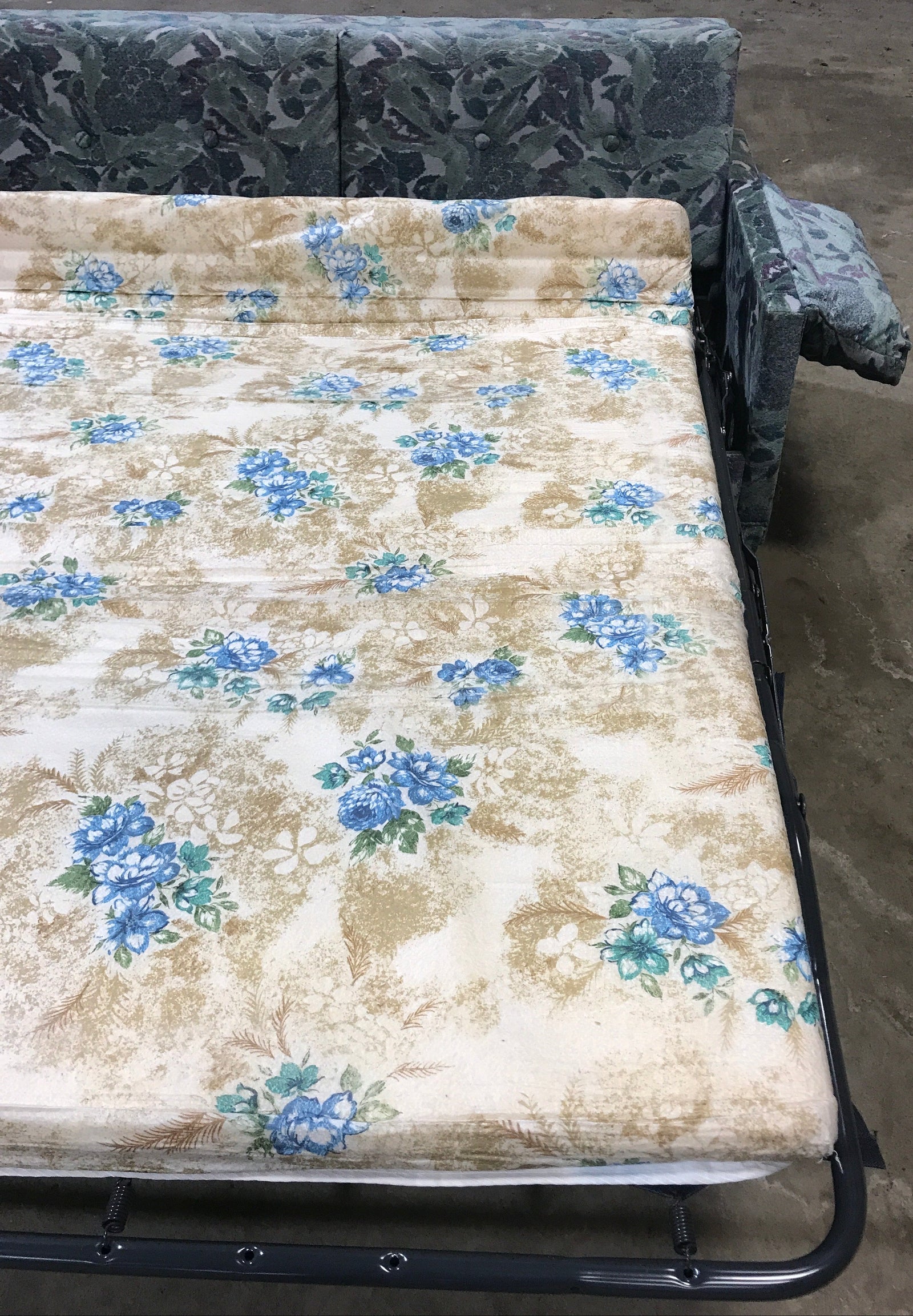 Used RV Hide-A-Bed Sofa 64” W x 34