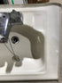 Used Bathroom Sink, Off-White - 20" X 15 1/2"