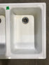Used Double Kitchen Sink 24 1/2” W x 18” L