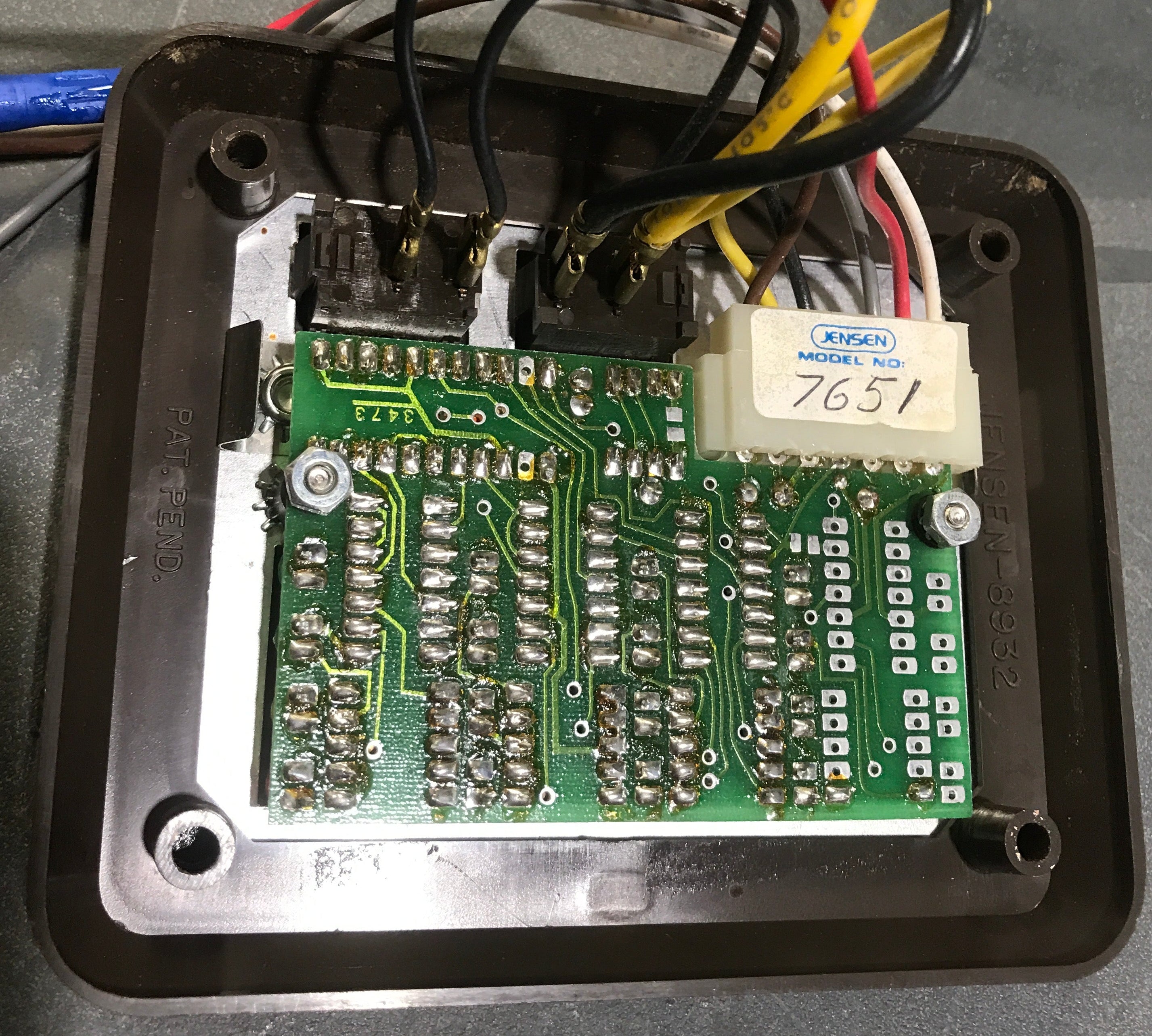 Used Jensen Tank Monitor System Panel - 7651 - Young Farts RV Parts