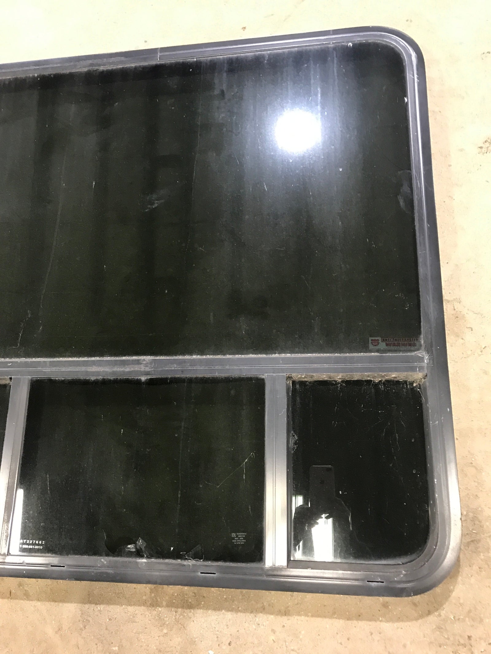 Used Black Radius Opening Window : 39 1/2