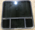 Used Black Radius Opening Window : 39 1/2" W x 39 1/2" H x 1 7/8" D