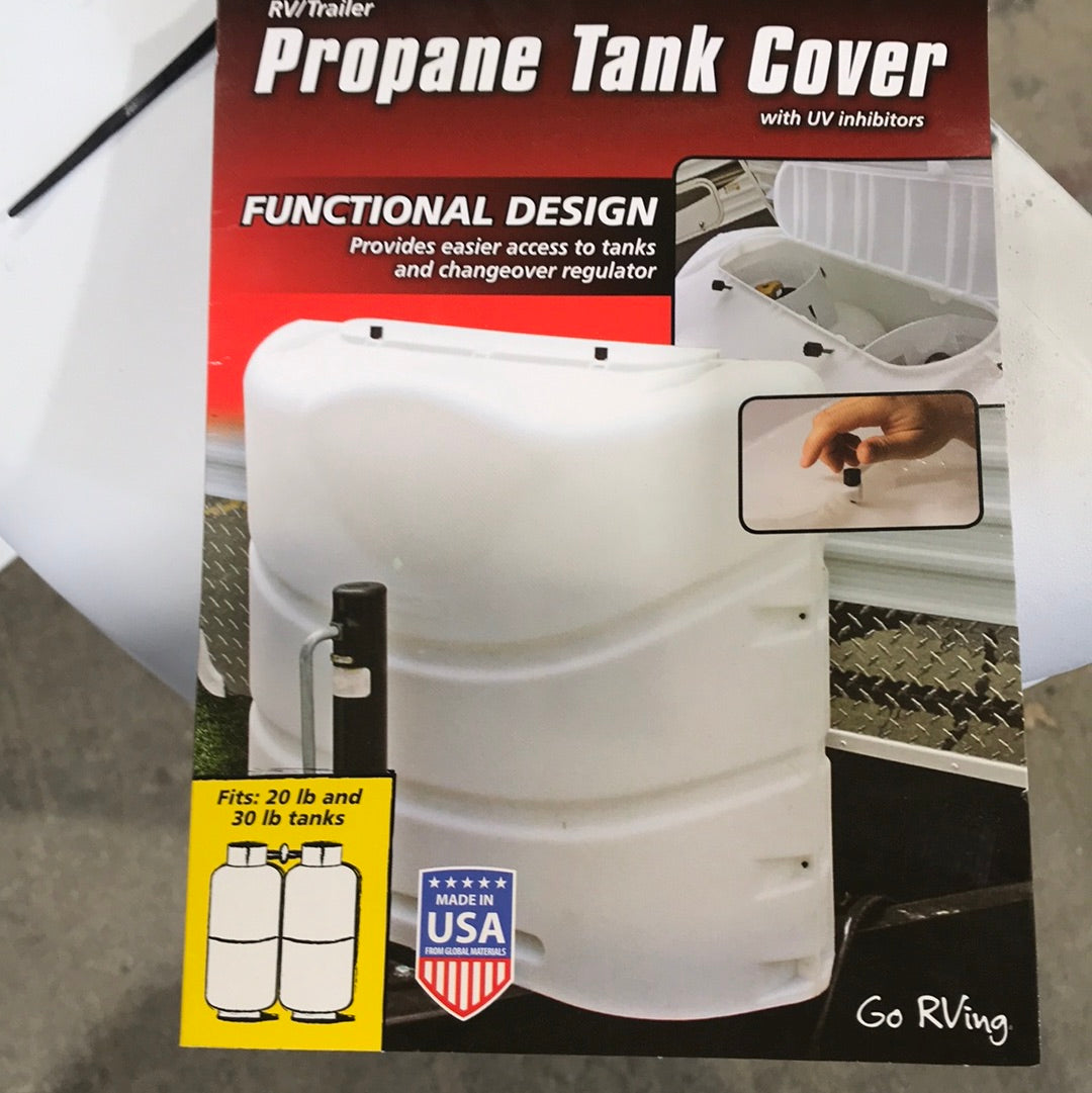 Used Propane Tank Cover - (Fits 30 LB Steel Double Tank)