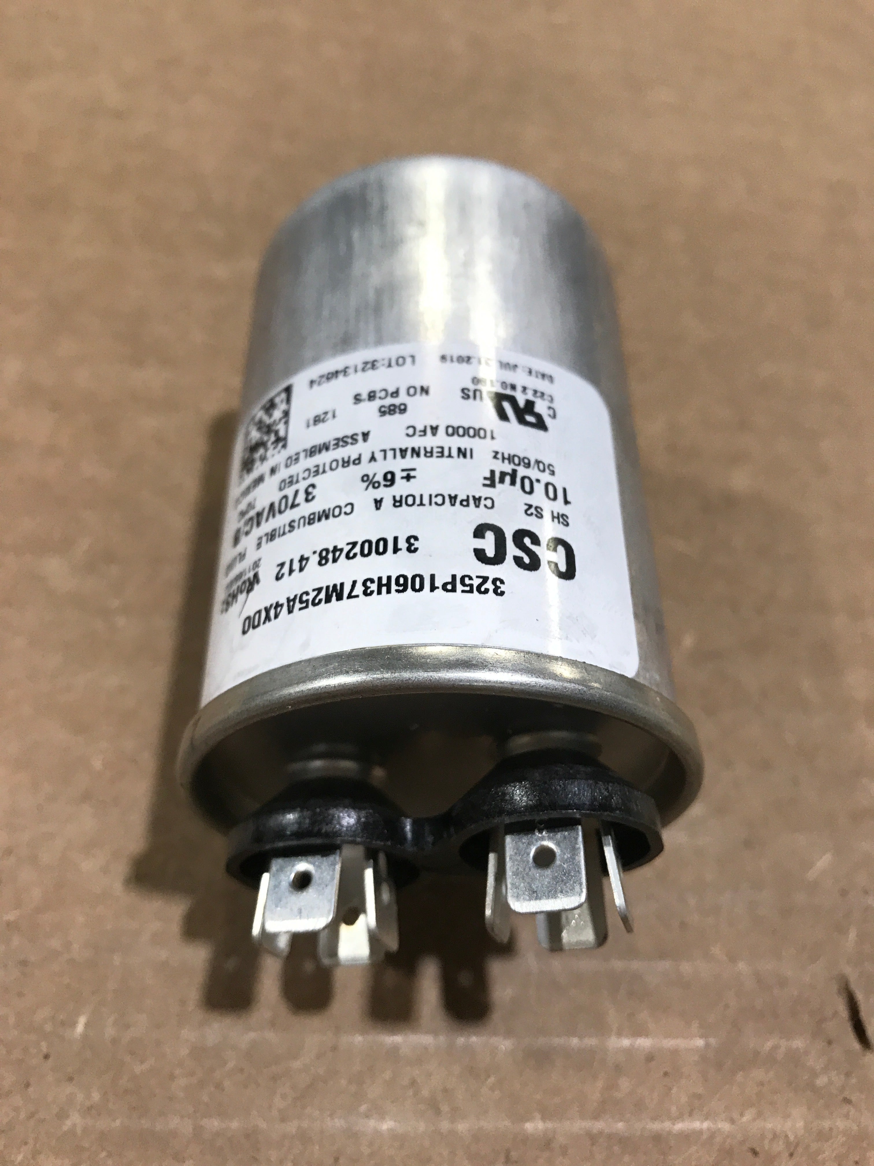 Used Dometic / Duo-therm Air Conditioner Capacitor - 3100248.412