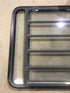 Used Black Radius Opening Window : 45 1/2" W x 35 3/4" H x 2" D
