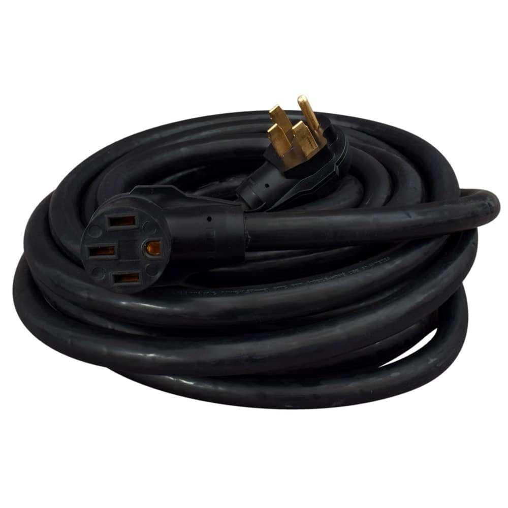 50A 50' Extension Cord Black Bulk - Young Farts RV Parts