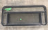 USED Black Radius Opening Window : 47" W x 21 1/4" H x 1 3/4" D - Young Farts RV Parts