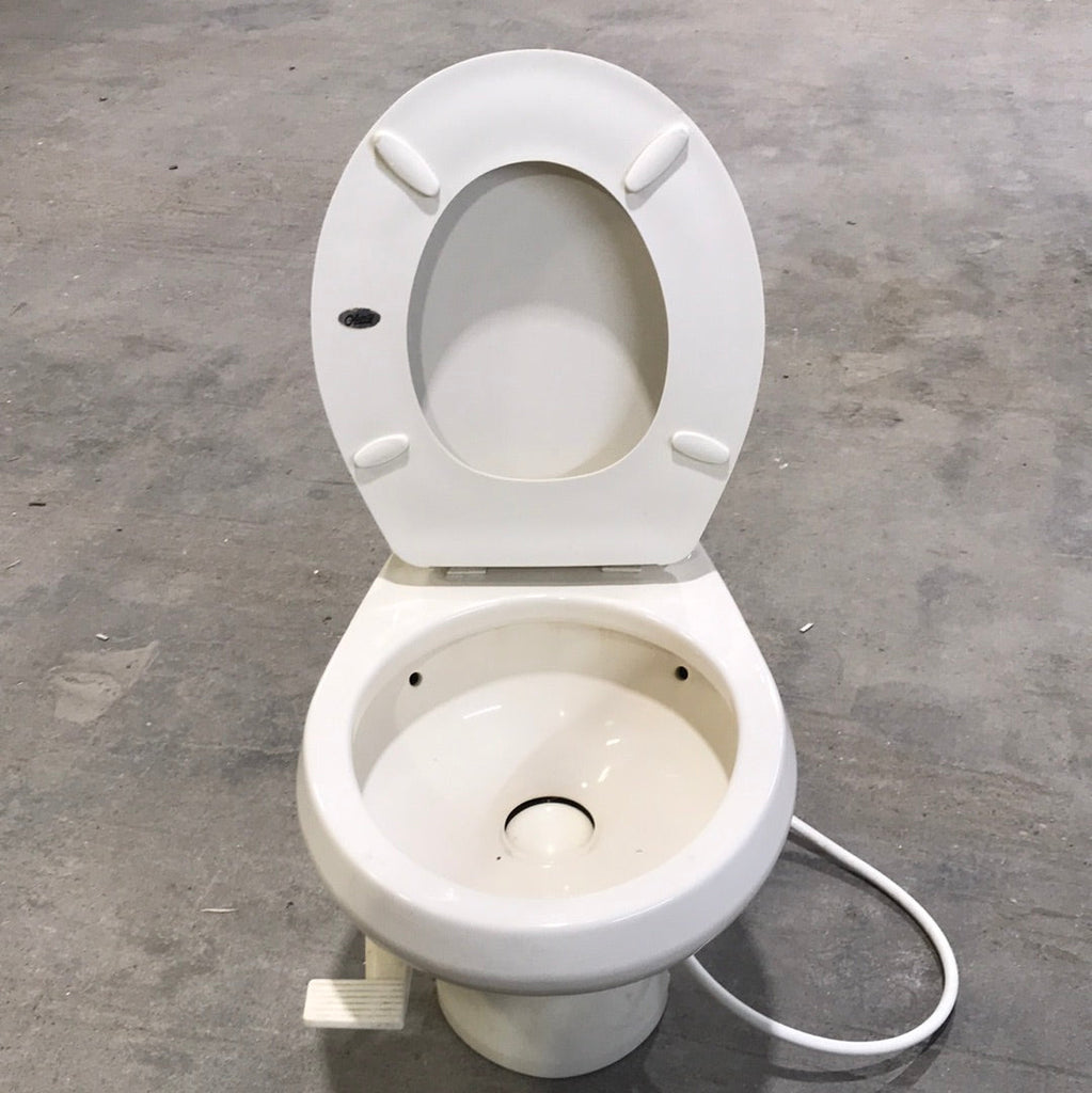 Used Toilet Complete SeaLand Traveler Toilet - S 8197 - Young Farts RV Parts