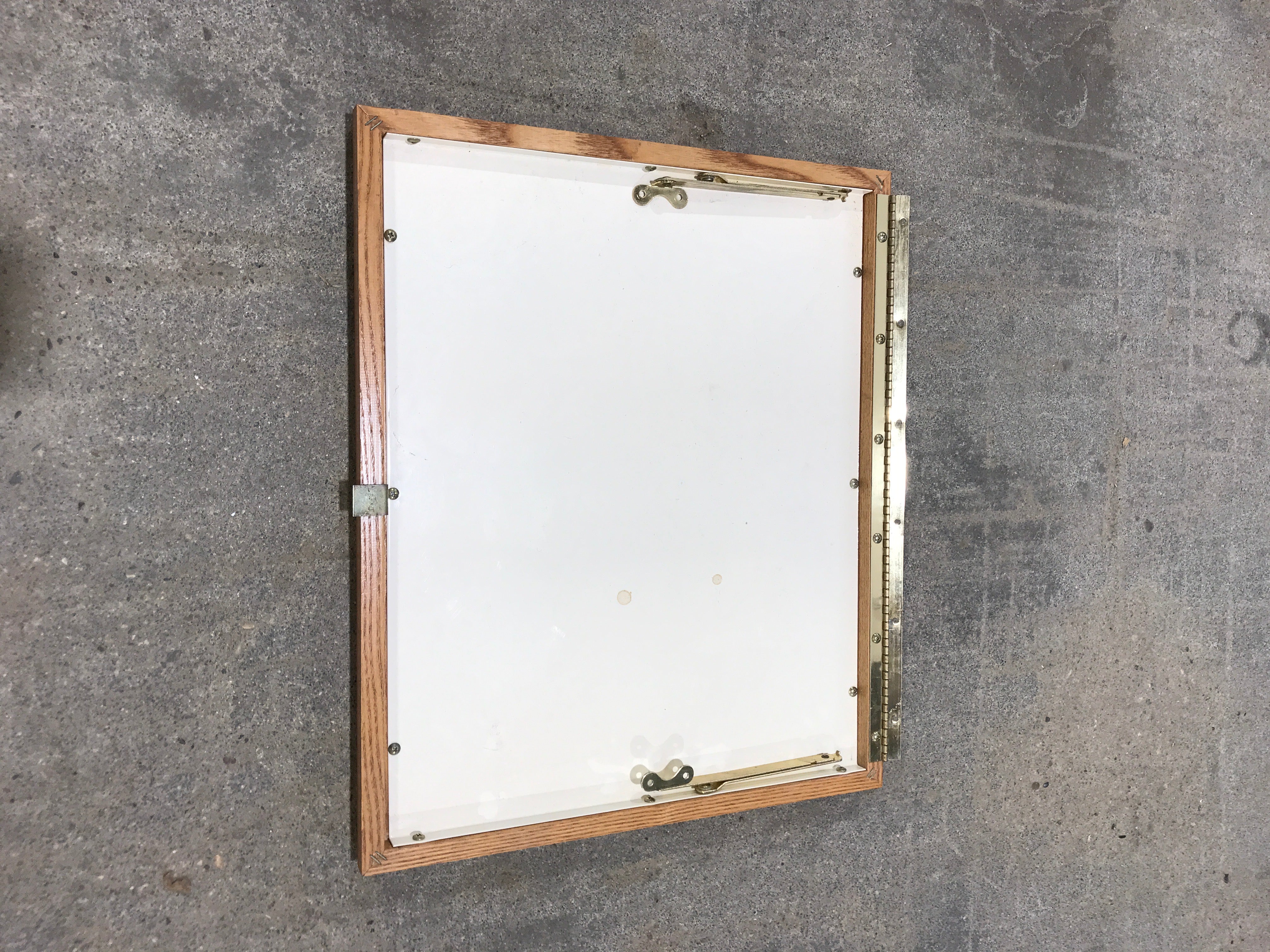 Used RV Mirror & Fold Down Table Top/ Tray 18 1/2 W x 15 1/2" H