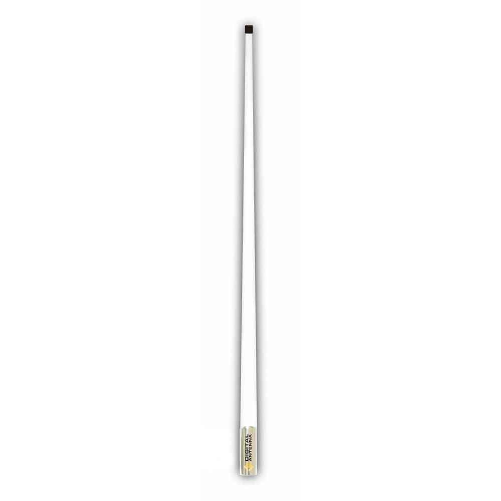 528 - VW 4' VHF Antenna w/15' Cable - White - Young Farts RV Parts