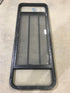 Used Black Radius Opening Window : 60" W x 21 3/4" H x 2" D
