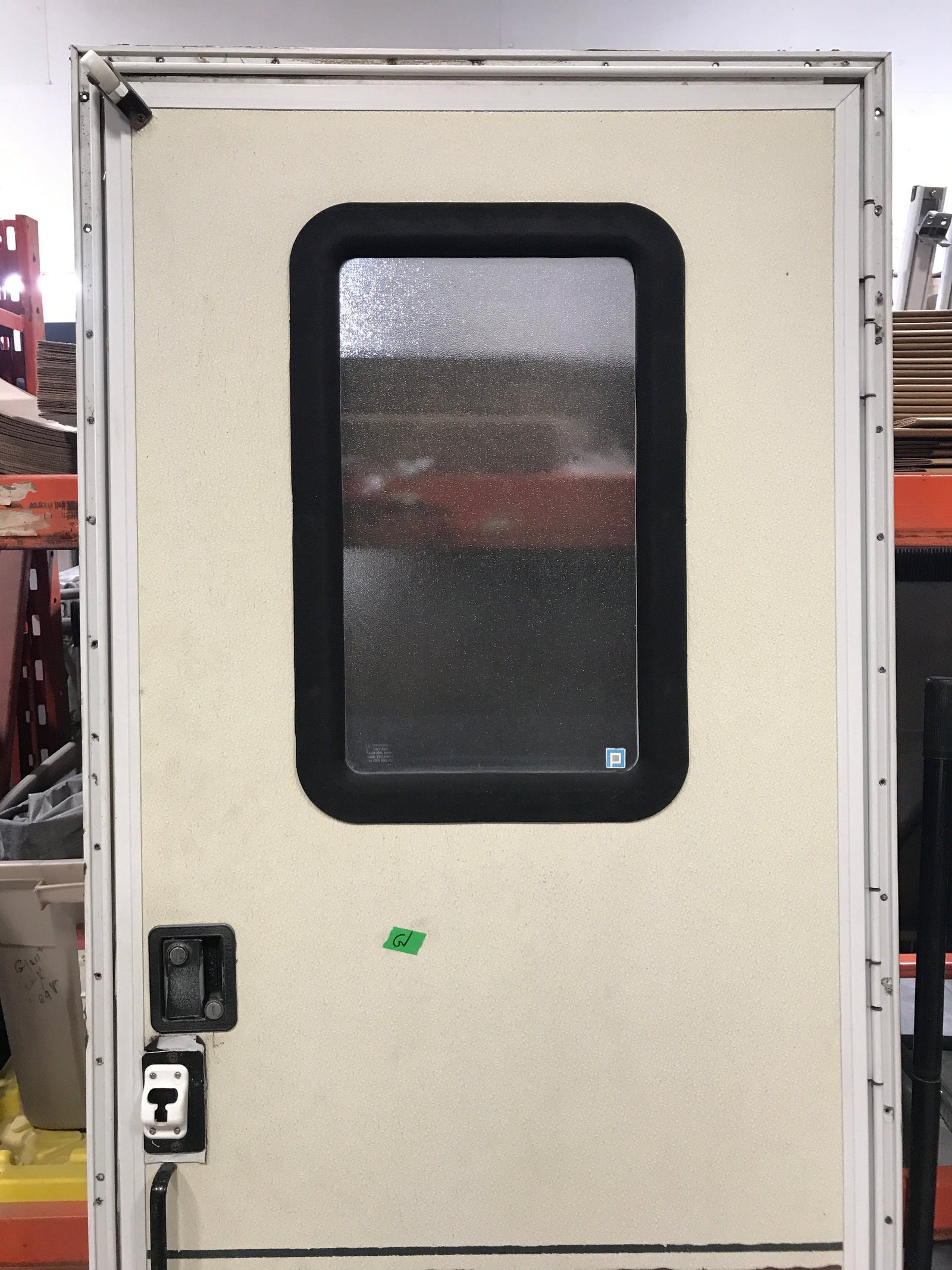 USED Square Corner Entry Door 71 3/4