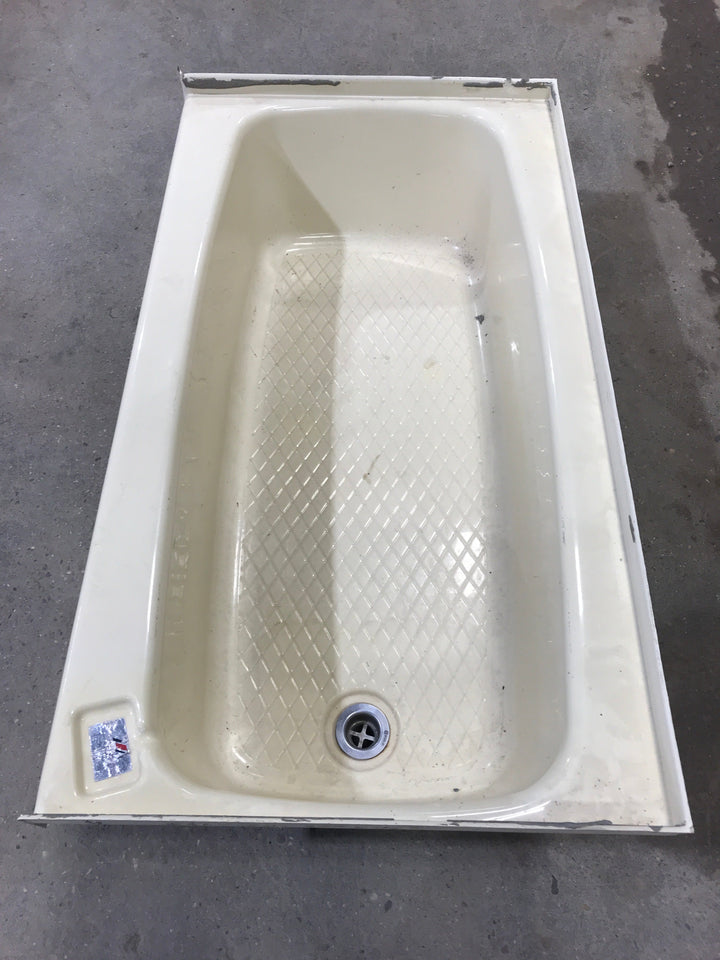 Used RV Bath Tub 46” L x 25" W - Right Hand Drain