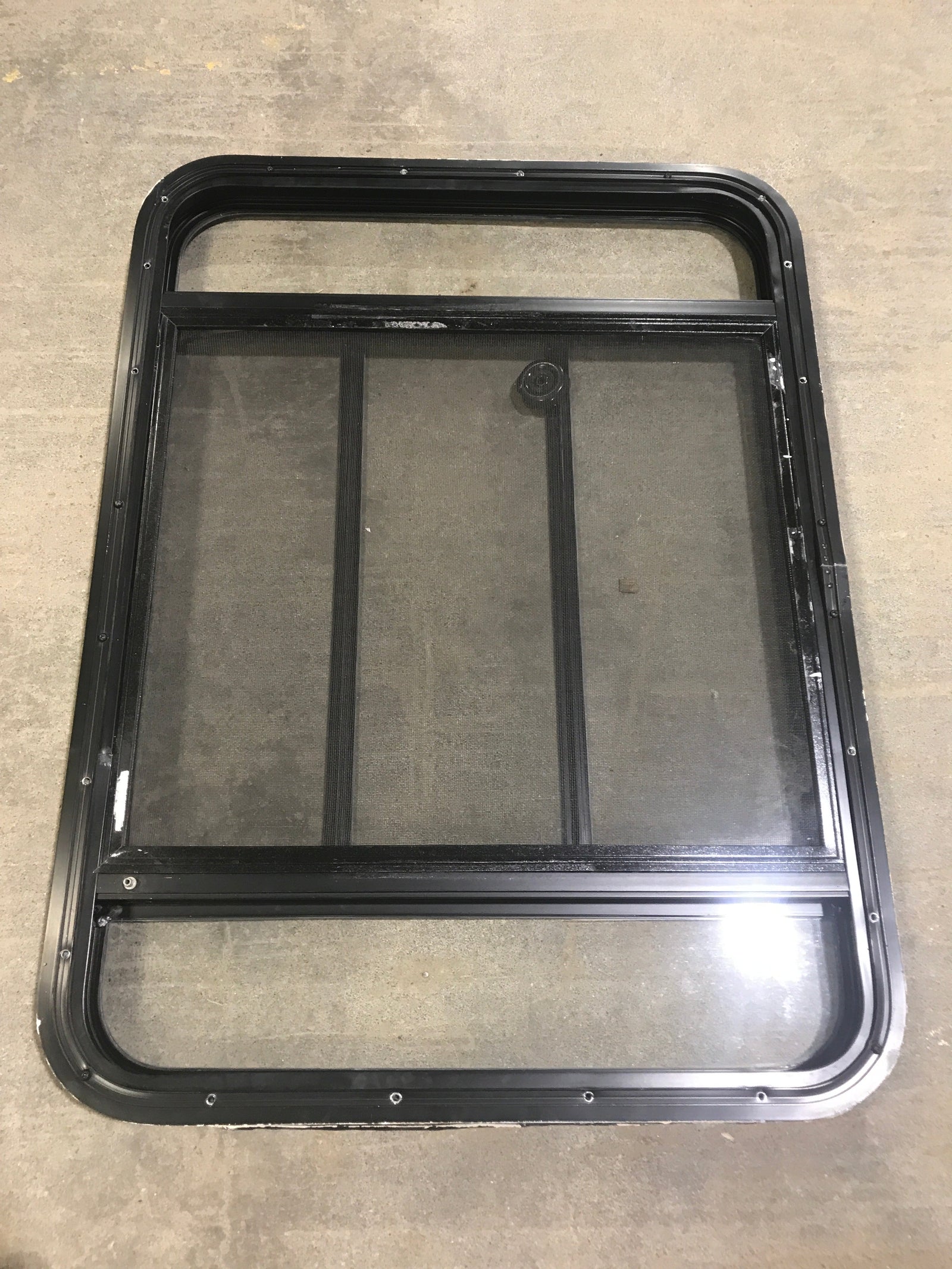 Used Black Radius Opening Window : 35 1/2
