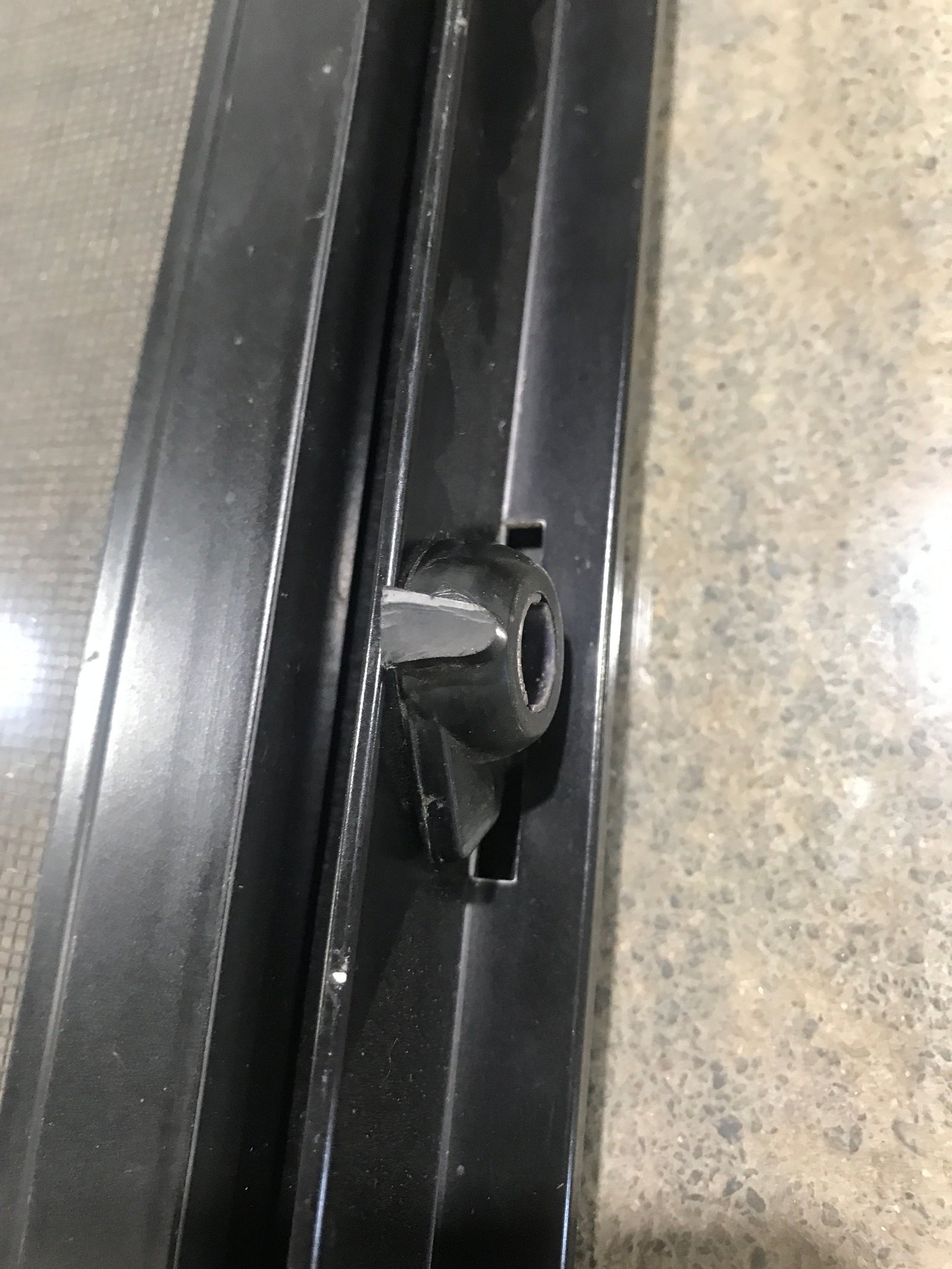 Used Black Radius Opening Window : 59 1/2