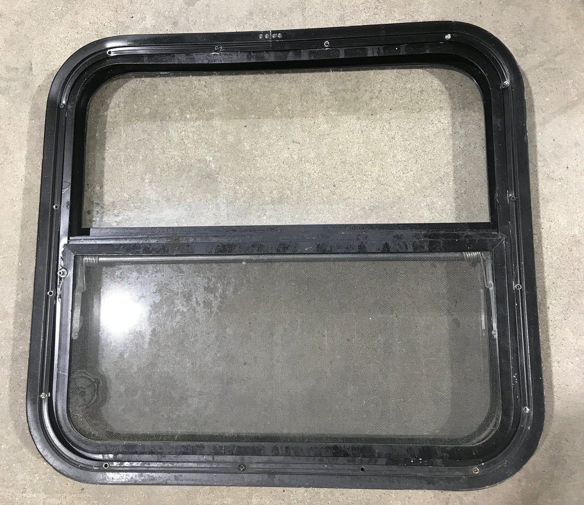 Used Black Radius Opening Window : 23 1/2