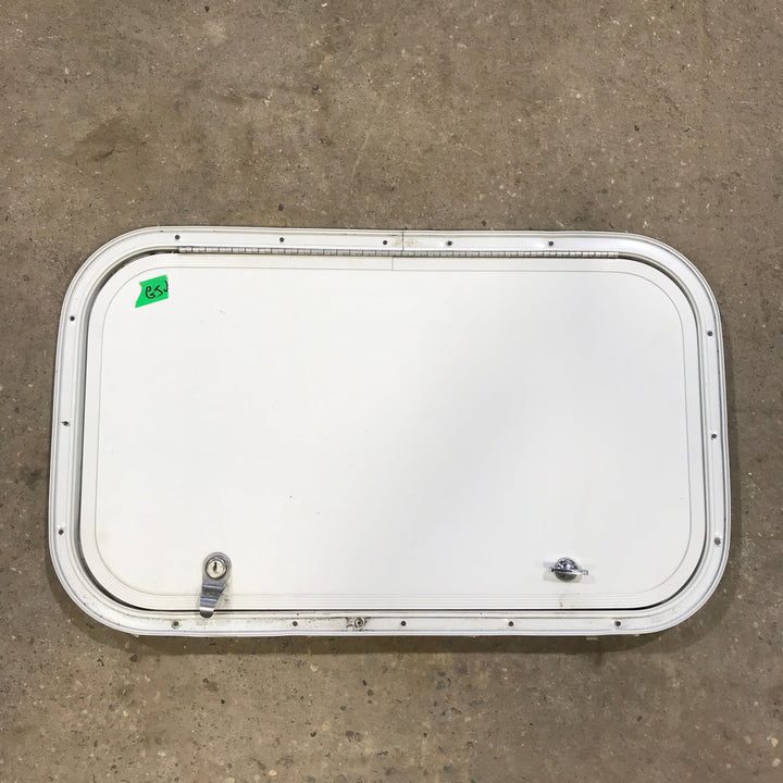 Used Radius Cornered Cargo Door 23 3/4" x 13 3/4" x 1" D