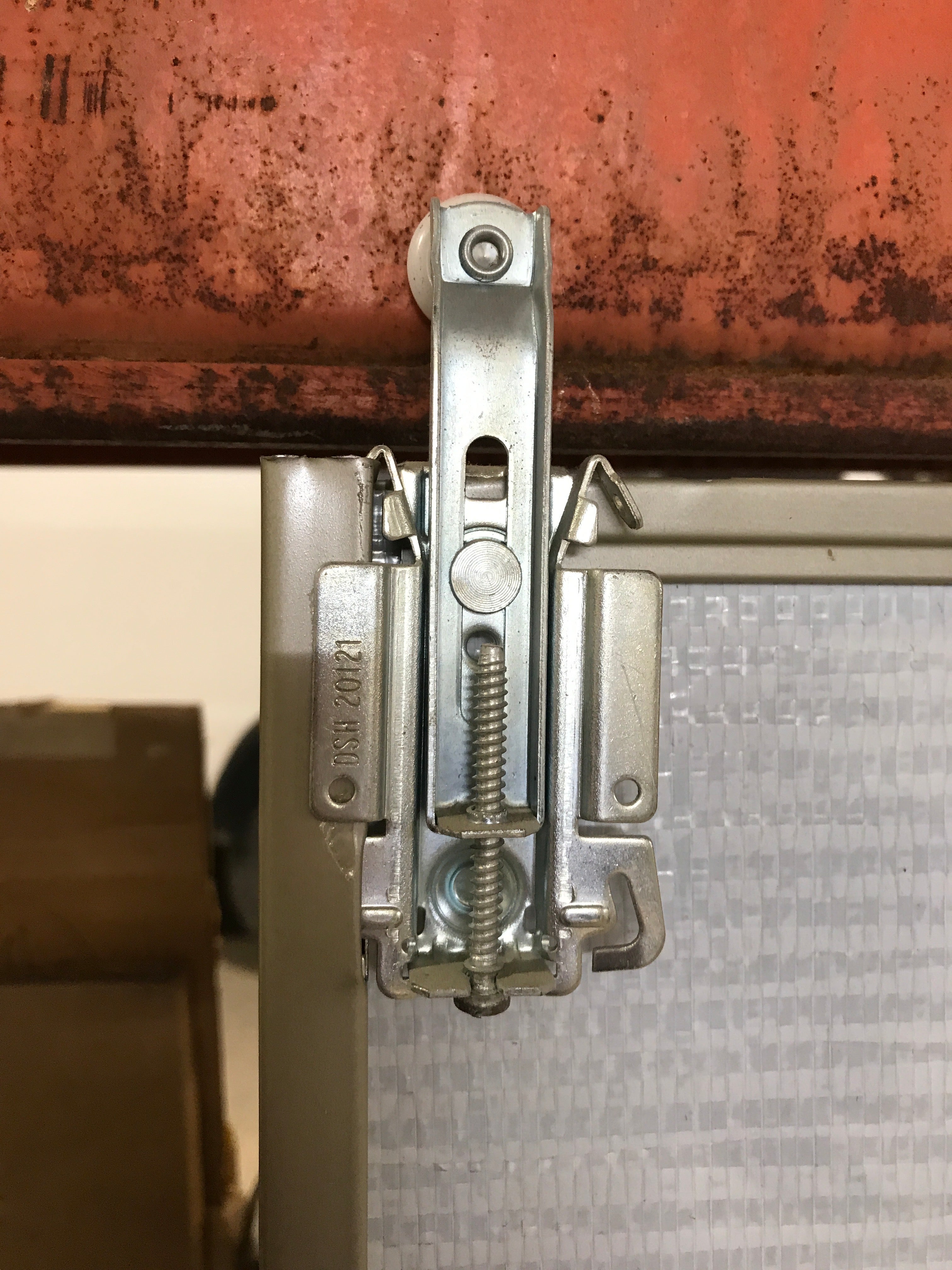 Used Interior Sliding Metal Door 25 1/2" W x 54" H x 3/4"D