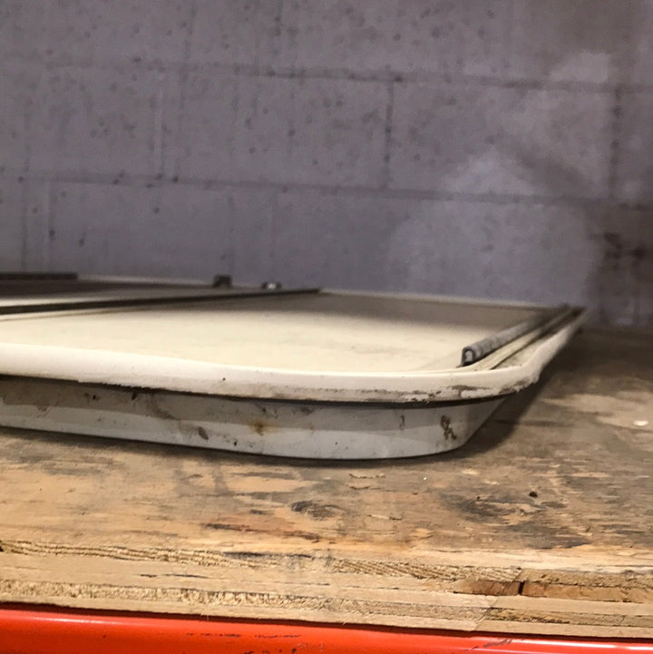 Used Radius Cornered Cargo Door 29 3/4" W x 21 3/4" H X 1" D - Young Farts RV Parts