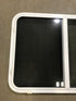 Used White Radius Opening Window : 39 1/2" W x 26 1/4" H x 2" D