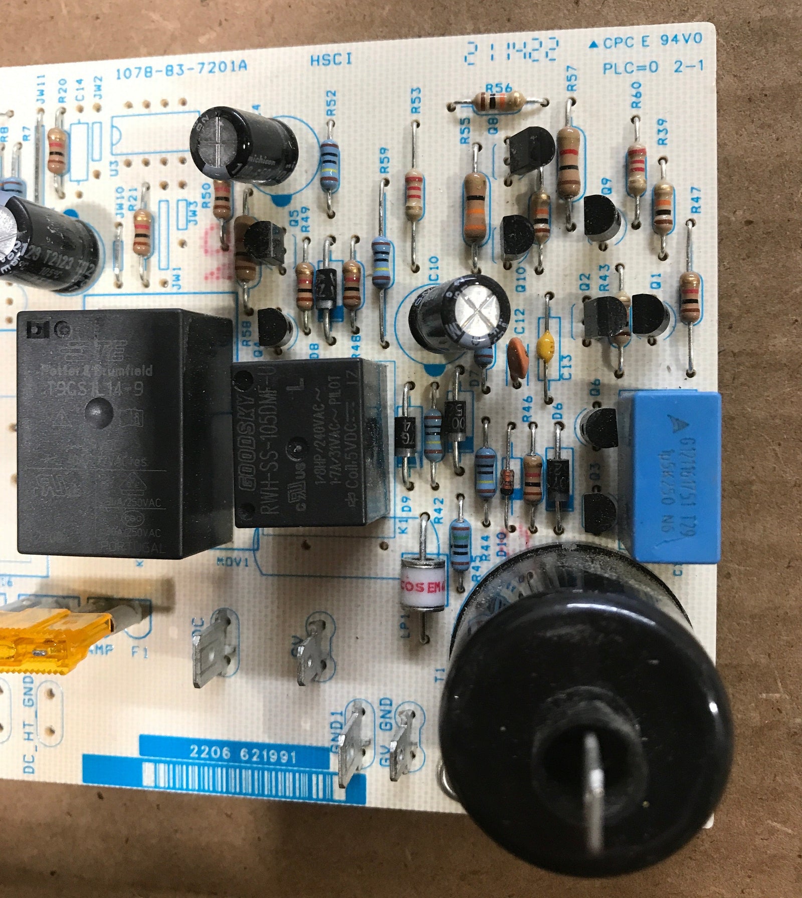 Used Norcold Refrigerator Power Supply Circuit Board - 621991001