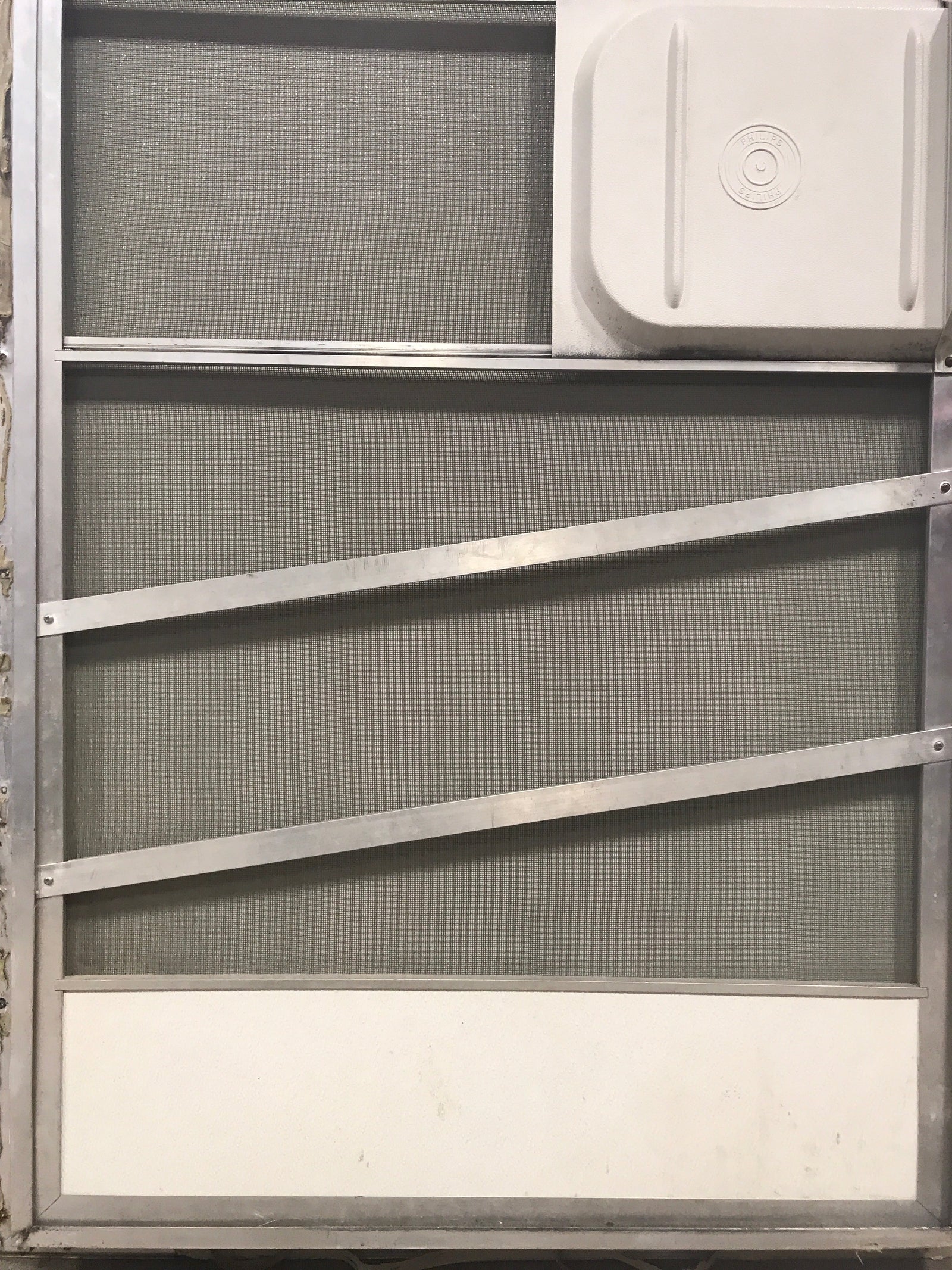 Used RV Square Corner Entry Door 29 1/2