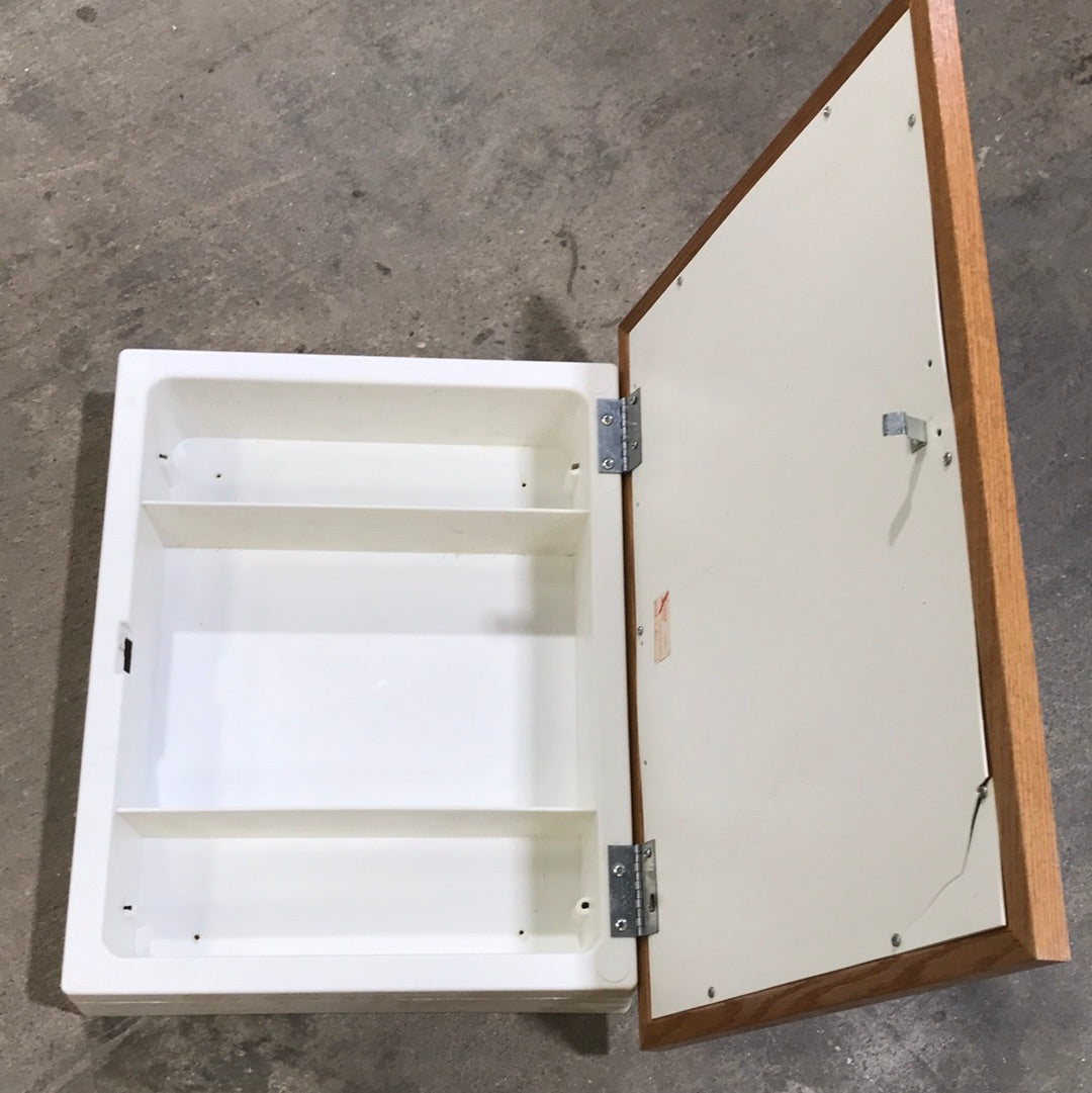 Used Mirrored Medicine Cabinet 16 1/2" W x  21 1/2" L