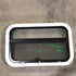 USED Black Radius Opening Window : 23" W X 14 1/4" H X 1 3/4" D