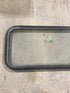 Used Black Radius Non Opening Window : 41 3/4" W x 14 3/4" H x 1 1/2" D