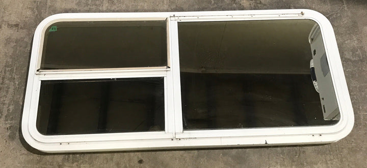Used White Emergency Opening Window : 47 1/2" W x 21 1/2" H x 2" D