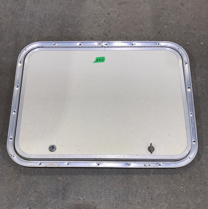 Used Corner Radius Cargo Door  23 3/4" W  x 17 3/4" H x  3/4"D