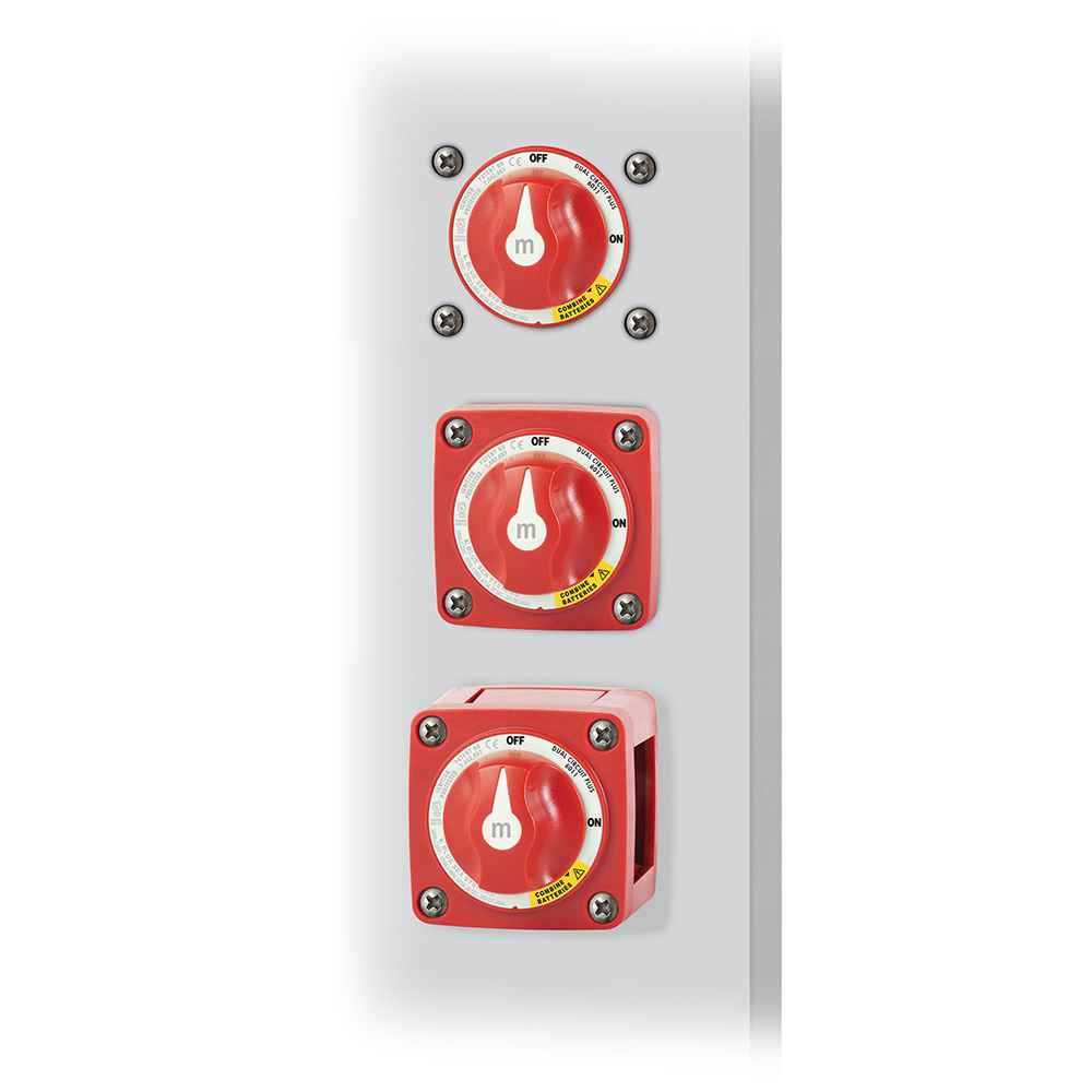 6011 m - Series (Mini) Battery Switch Dual Circuit Plus - Young Farts RV Parts
