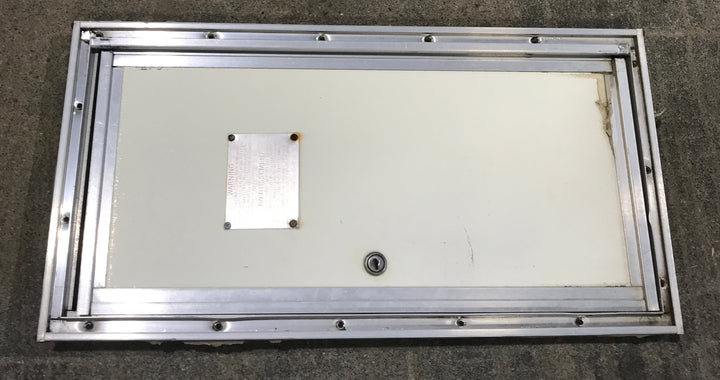 Used Square Cornered Battery/Propane Cargo Door 21 1/2" x 10 1/2" x 1" D