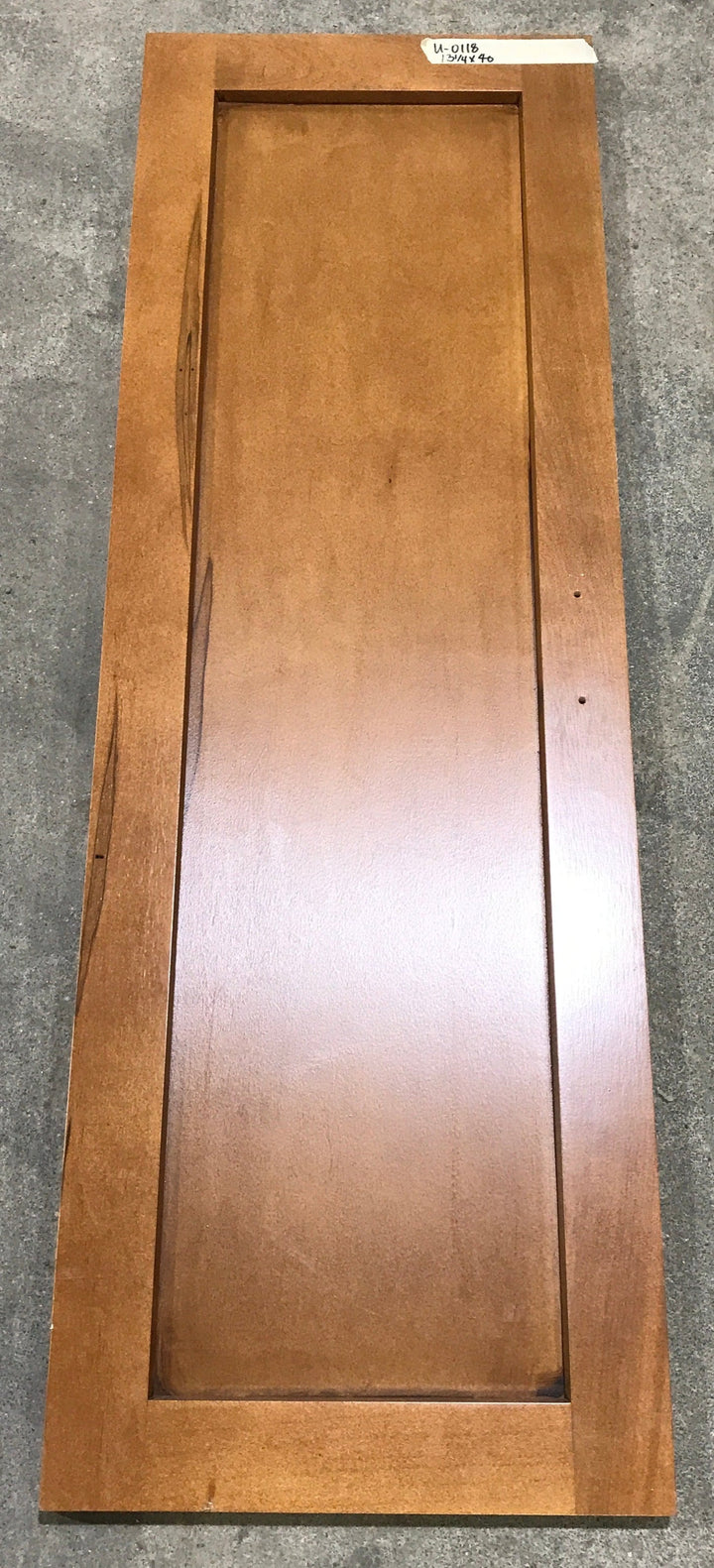 Used RV Cupboard/ Cabinet Door 40" H X 13 1/4" W X 3/4" D - Young Farts RV Parts