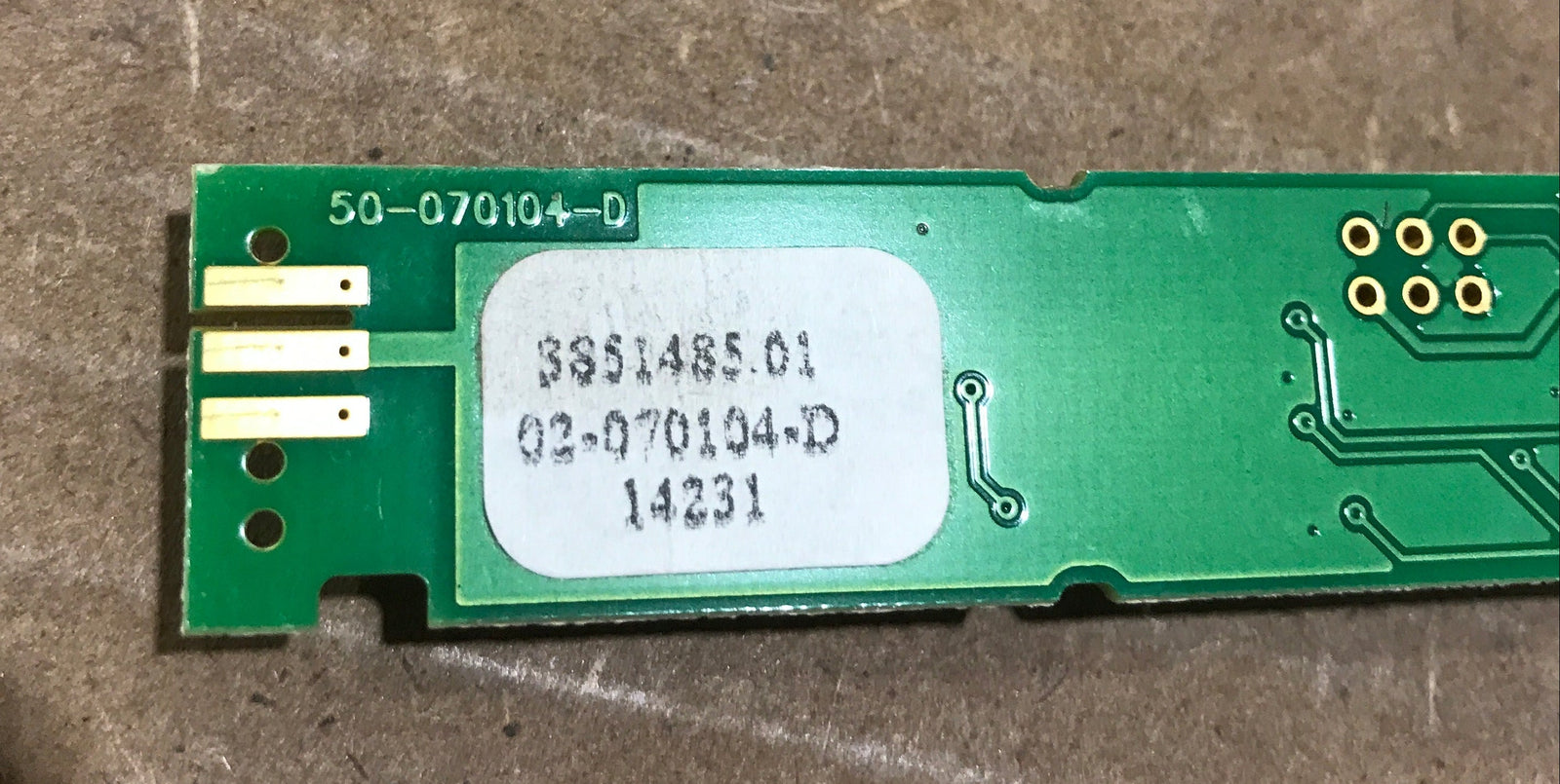 Used Dometic Eyebrow Power Control Circuit Board - 3851485015