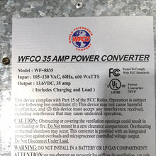 Load image into Gallery viewer, Used WFCO 35 AMP Power Converter WF-8835 - Young Farts RV Parts