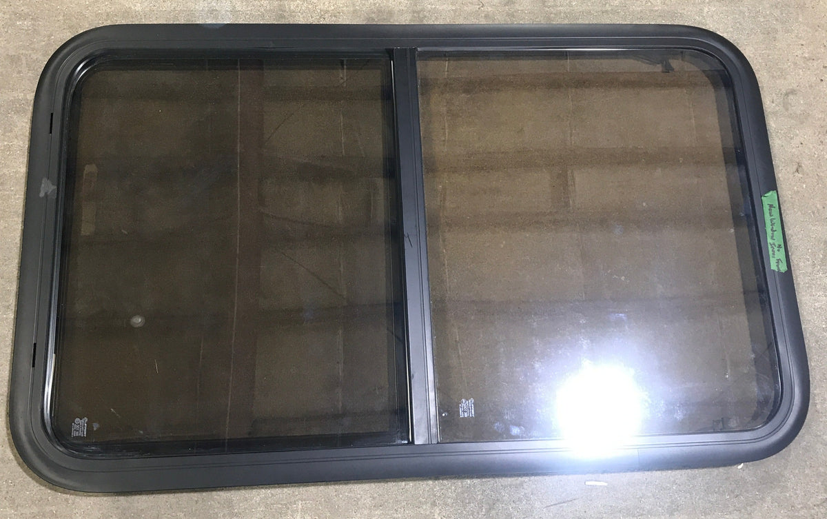 Used Black Radius Opening Window : 23 3/4