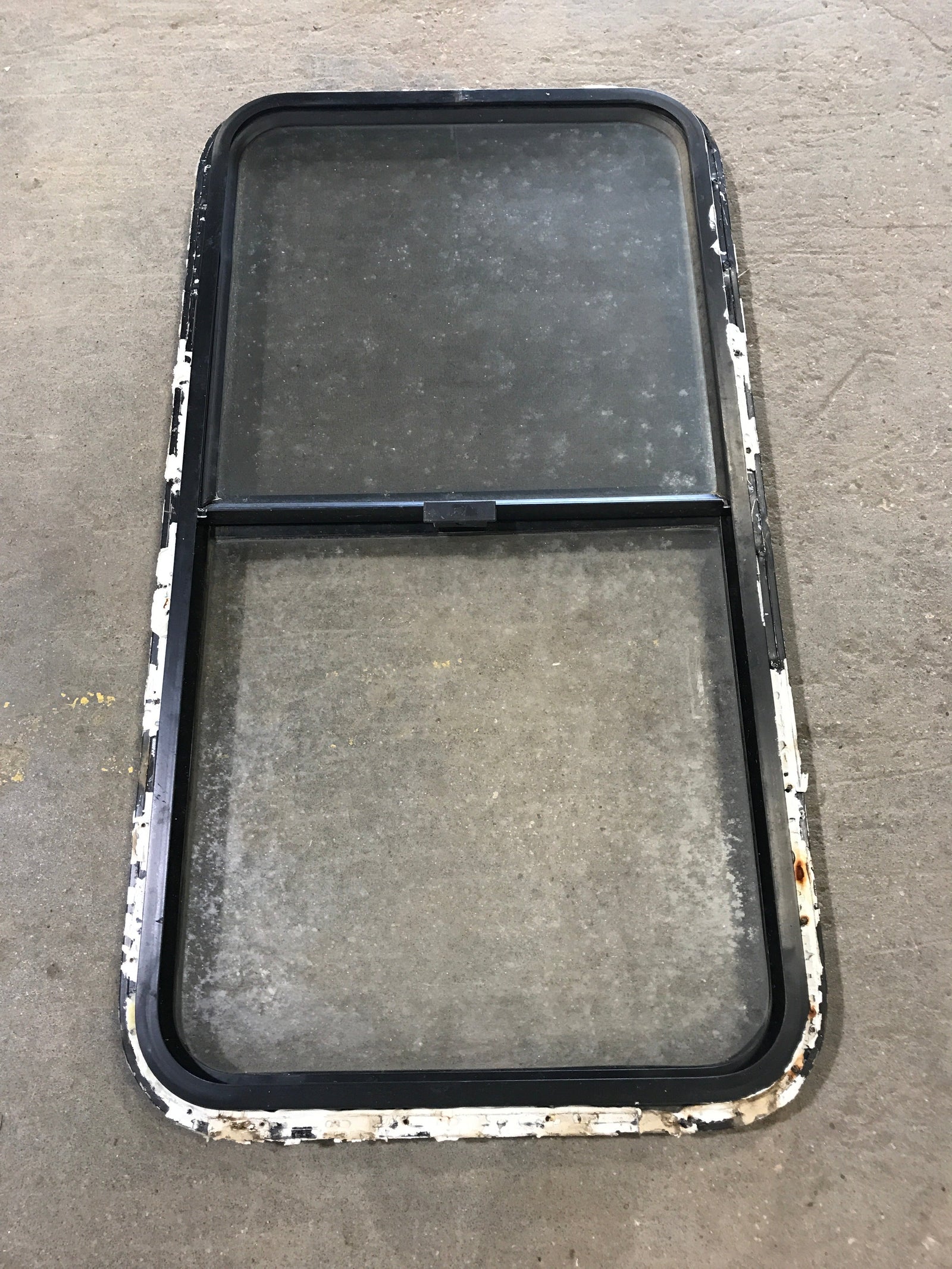 Used Black Radius Opening Window : 42 1/2