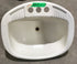 Used Off White Bathroom Sink 20" x 16" x 6 1/2"D - Young Farts RV Parts
