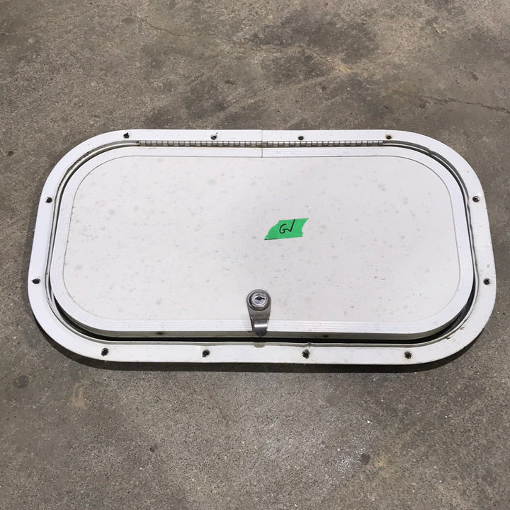 Used Radius Cargo Door 17 3/4' W x 9 3/4" H x 5/8" D