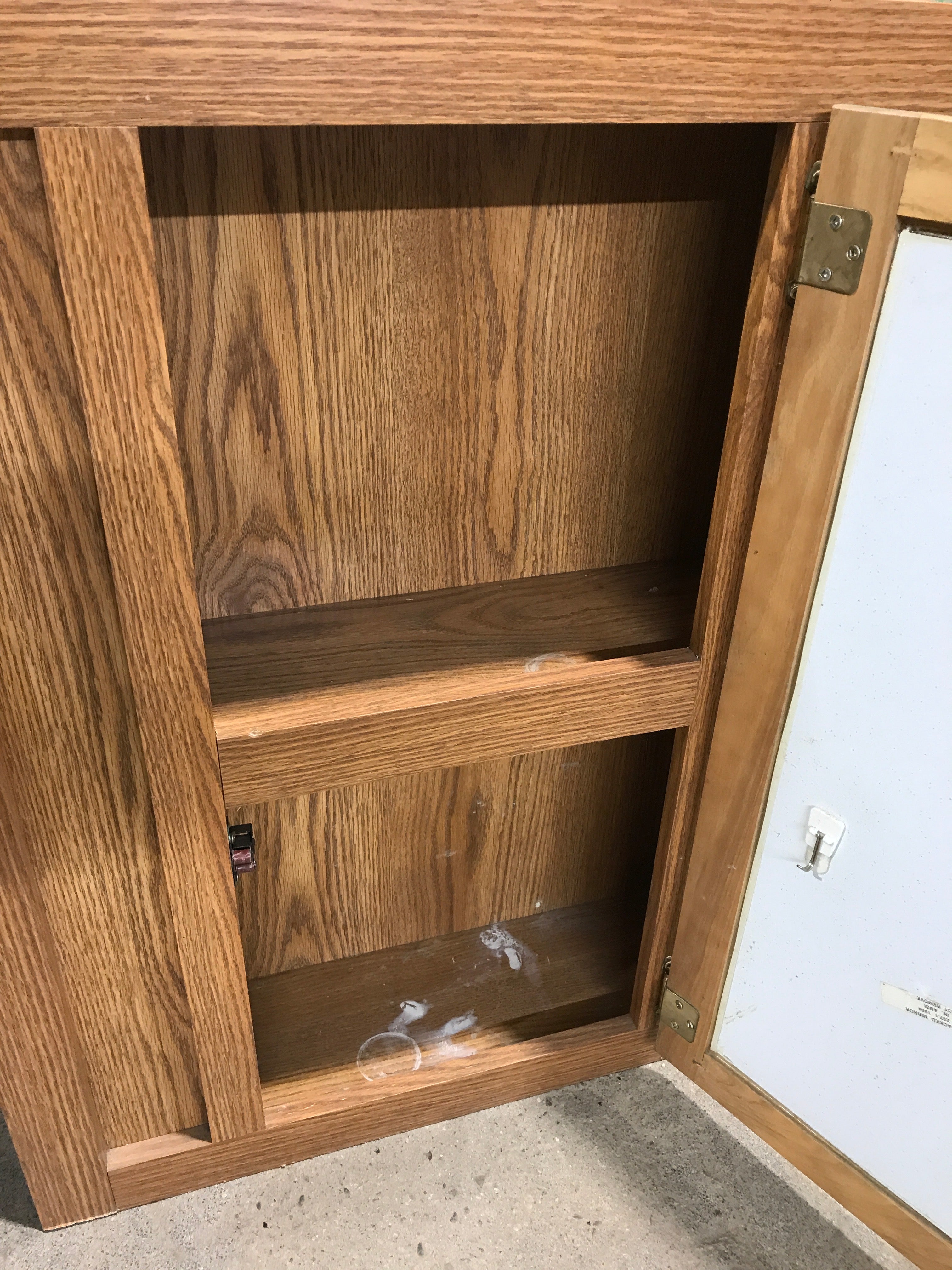 Used Mirrored Medicine Cabinet 30 1/4" H x 24 1/2" W x 6 1/2" D