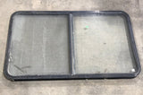 Used Black Radius Opening Window : 47 3/4