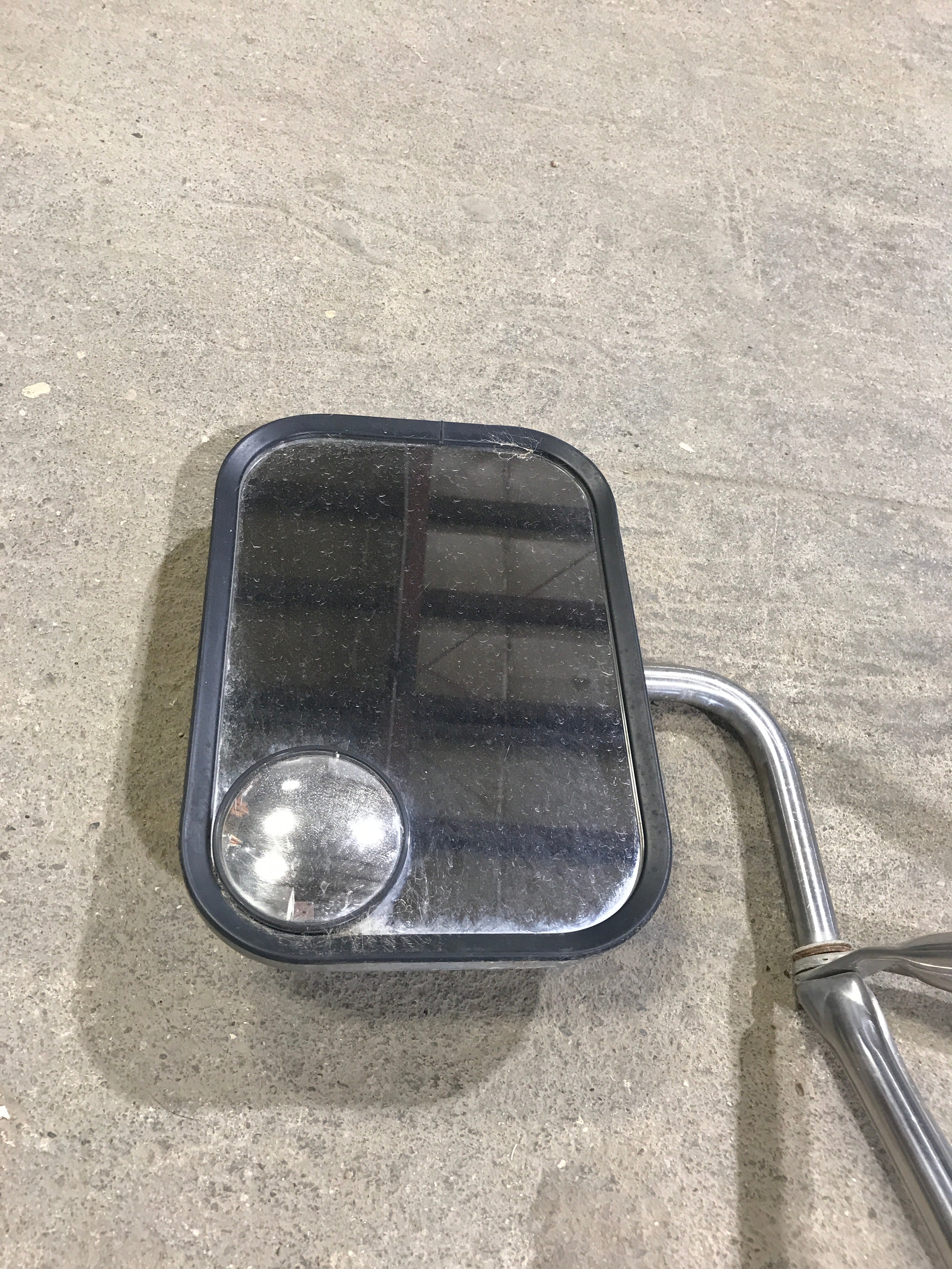 Used Old Style Motorhome Side View Mirror- Drivers Side - Young Farts RV Parts