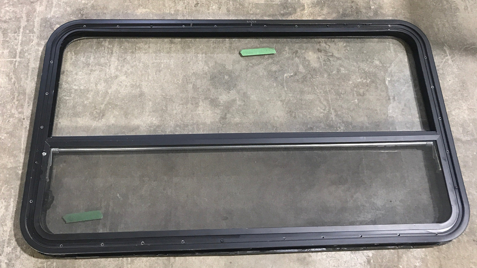 Used Black Radius Opening Window : 45 1/2